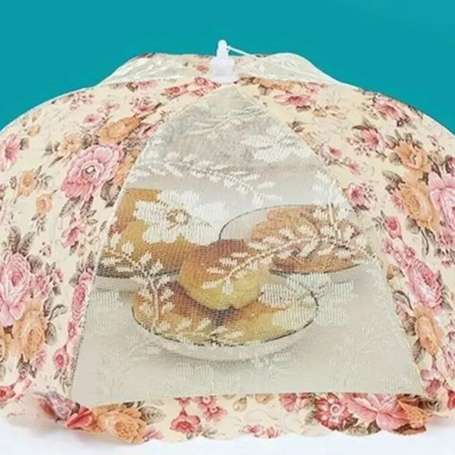 Foldable Food Cover with Floral Pattern New