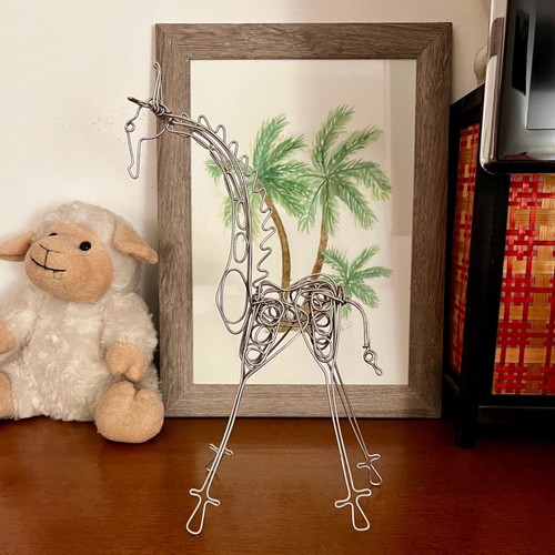 Wire decorative giraffe like new