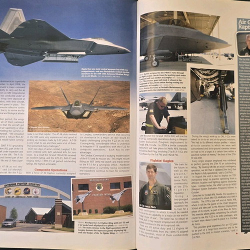 Air Forces Monthly magazine like new, August 2008
