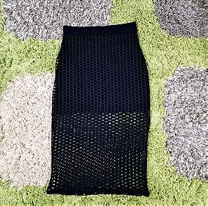 Asos London mesh bodycon black skirt! Size S/M