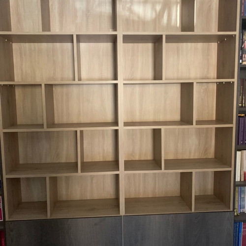 Melamine bookcase like new