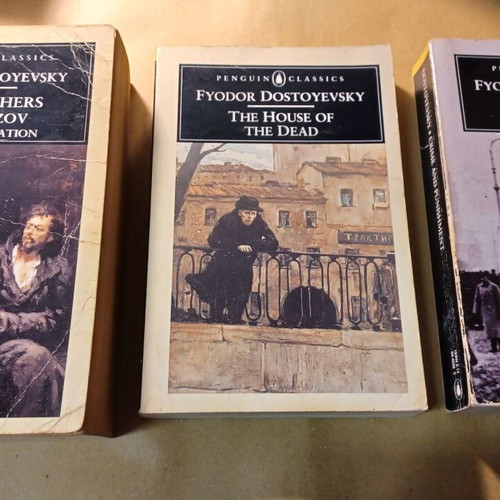 Βιβλία Dostoyevsky μεταχειρισμένα, The Brothers Karamazov, The House of the Dead, Crime and Punishment, 3 μαζί