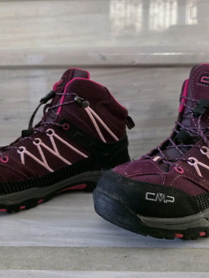 CMP kids boots size 34 like new, pink and purple