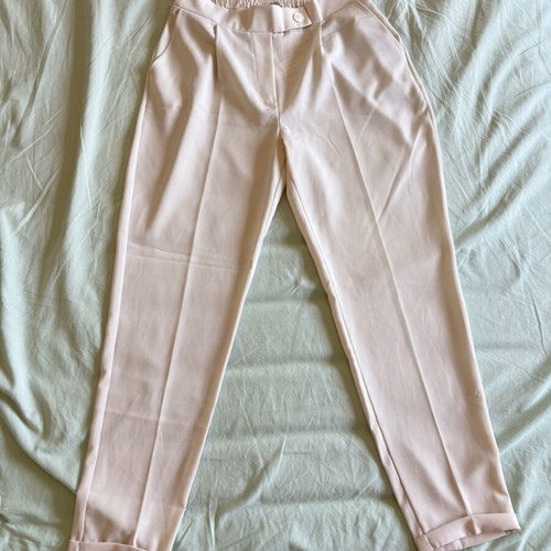 White satin pants Piaza Italia like new, sizes S and M