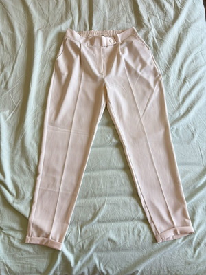 White satin pants Piaza Italia like new, sizes S and M