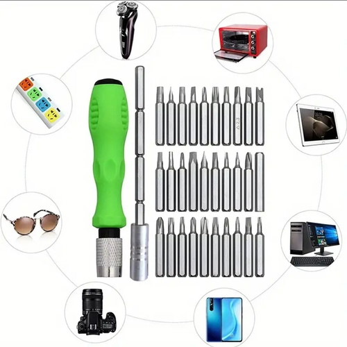 32-Piece Precision Screwdriver Set new with Magnetic Tips for Electronics