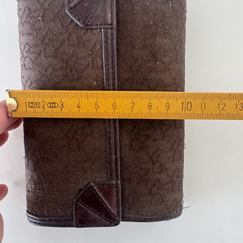 DKNY women's leather wallet used, brown