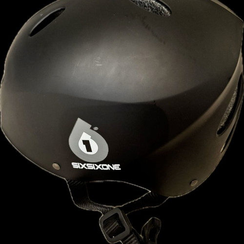 Six Six One SK-503 children's helmet used, dark grey