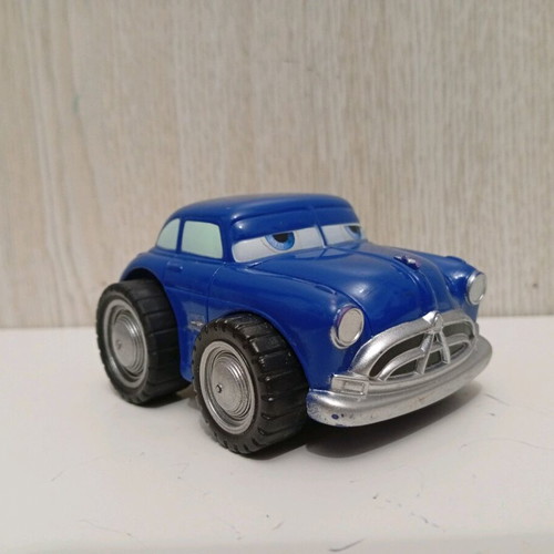 Walt Disney Pixar Cars Mc Queen Lightning McQueen blue Doc Hudson toy car used with pull-back