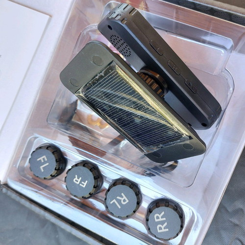 Wireless tire pressure and temperature monitoring system new