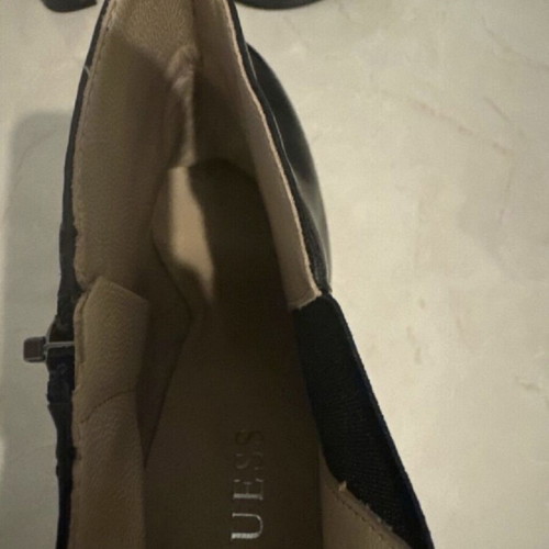 Guess leather ankle boots new, black, size 40