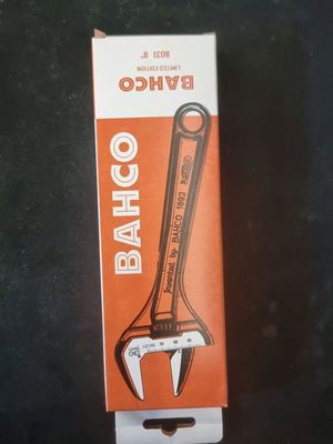 Bahco ρυθμιζόμενο κλειδί επετειακό 130 χρόνια 38mm x 218mm καινούργιο