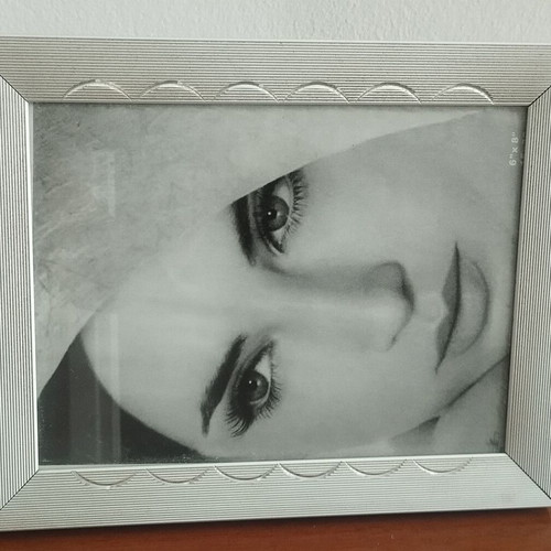 Silver photo frame 14x19cm used