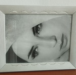 Ασημί κορνίζα 14x19cm μεταχειρισμένη