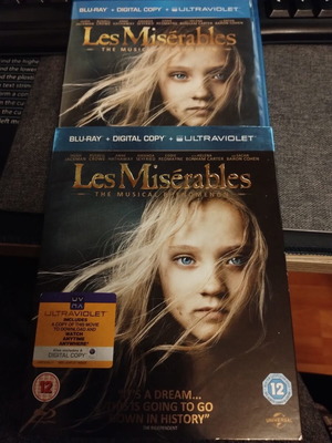 Les Miserables Blu-ray like new with Russian, Bulgarian, Czech, and Hungarian subs