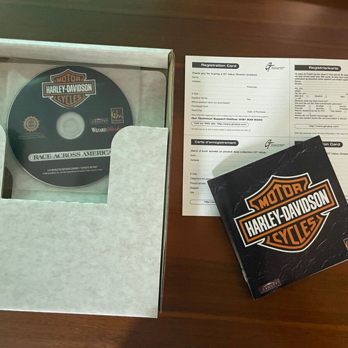 Harley-Davidson Race Across America PC game like new, big box