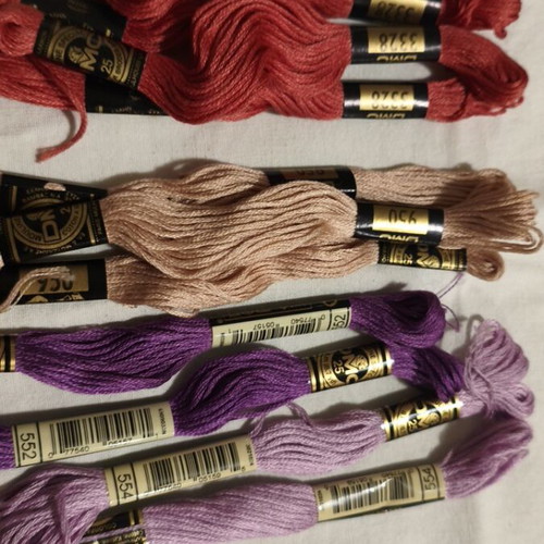 DMC Mouline embroidery floss pack of 11 pieces new