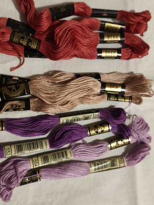 DMC Mouline embroidery floss pack of 11 pieces new