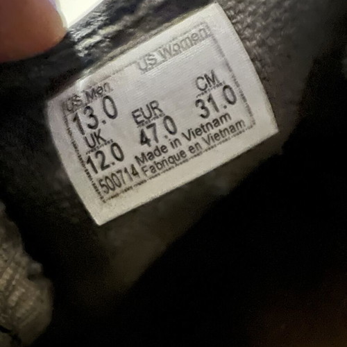 Vans of the World sneakers used, Custom Harley Davidson edition, size 47