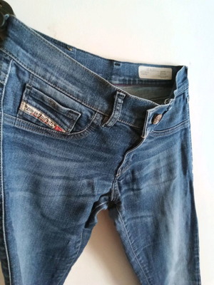 Diesel Livier Super Slim Jeans like new, blue