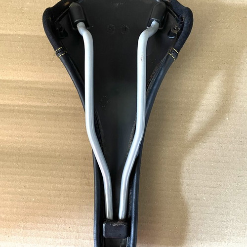 Italia Nitrox Genuine Gel vintage bicycle saddle with central anatomical strip