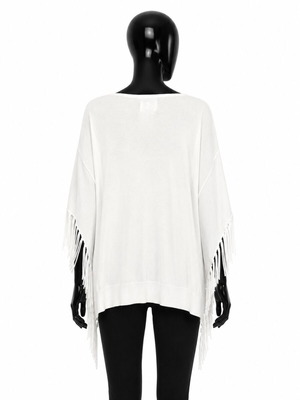 Blu Marielle Knit white women's sweater like new, size L