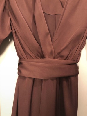 Massimo Dutti long dress 100% viscose, new, size XS/S, burgundy