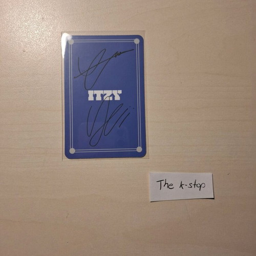 Kpop Itzy Yuna Yeji photocard new