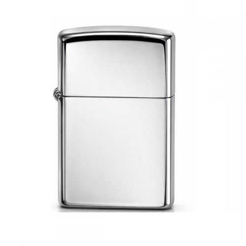 Classic silver mirror lighter new, metal flip-top design