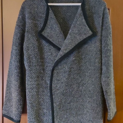 Wool Long Cardigan Innocent new, dark gray, size XL