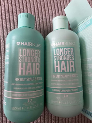 Hairburst shampoo and conditioner for oily scalp and roots, brand new