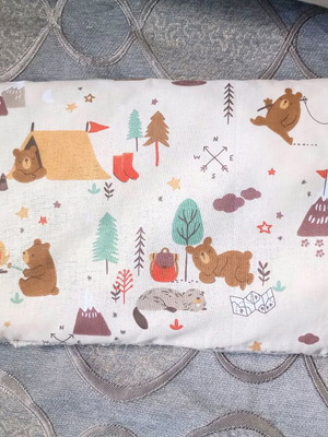 Bar Pillow new with bear design for stroller