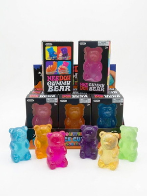 Squishy Gummy Bear παιχνίδι για ανακούφιση στρες, πολύχρωμο, καινούργιο