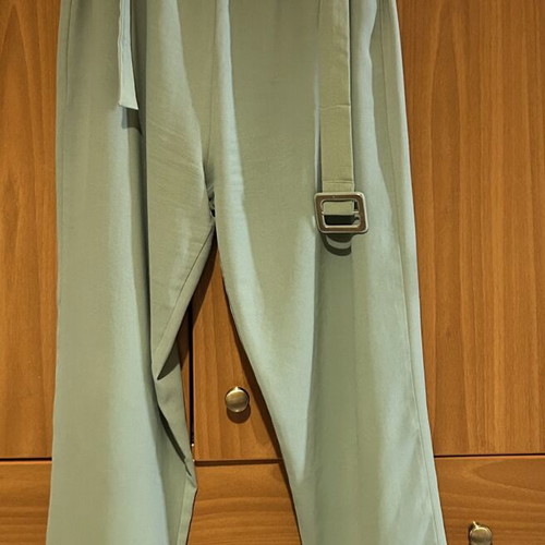 Pants with elastic waist new, green, sizes XL and XXL