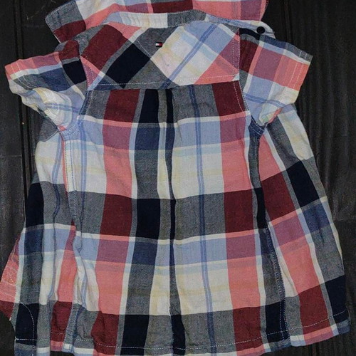 Tommy Hilfiger Baby Checked Shirt 3-6 Months like new