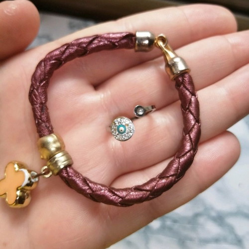 Children's bracelet and ring set used