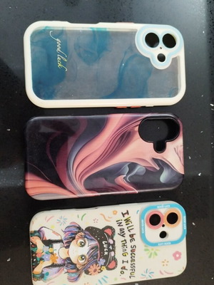 iPhone 16 cases used, set of 3 pieces