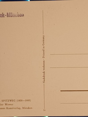 Spitzweg 3030 postcard new