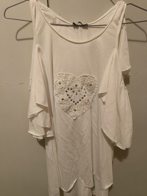 Actius off-shoulder blouse white size S like new