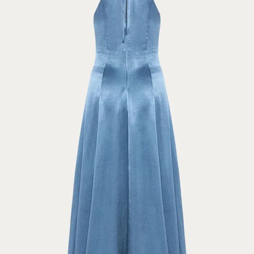 Nidodileda satin dress like new, size small, blue