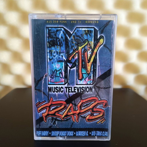 MTV Raps Vol.3 cassette tape used