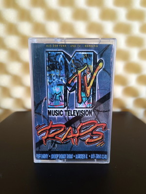 MTV Raps Vol.3 cassette tape used