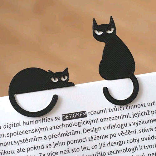 Cat bookmarks new, set of 2 pieces