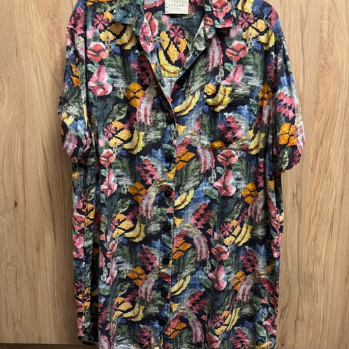 Sézane shirt dress like new, multicolored, size S