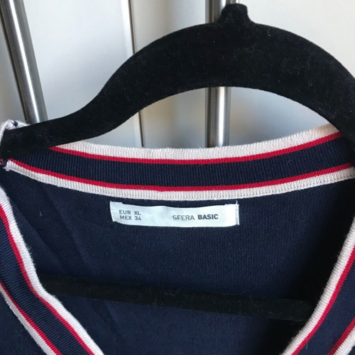 Sfera nautical cardigan XL blue like new with gold buttons