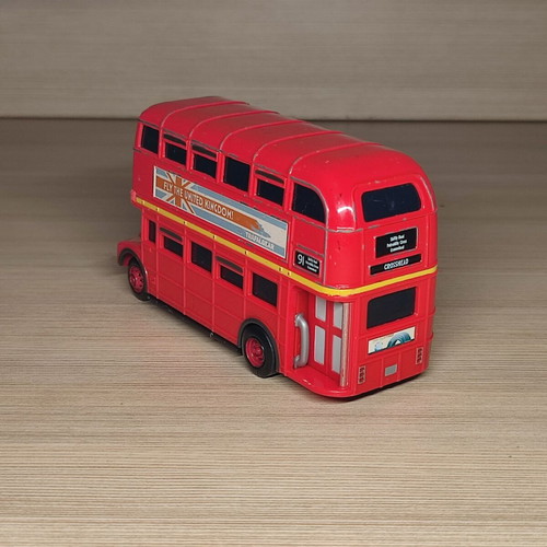 Mattel Disney Pixar Cars London Double Decker Bus used, metal deluxe