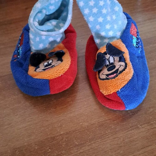 Baby booties used