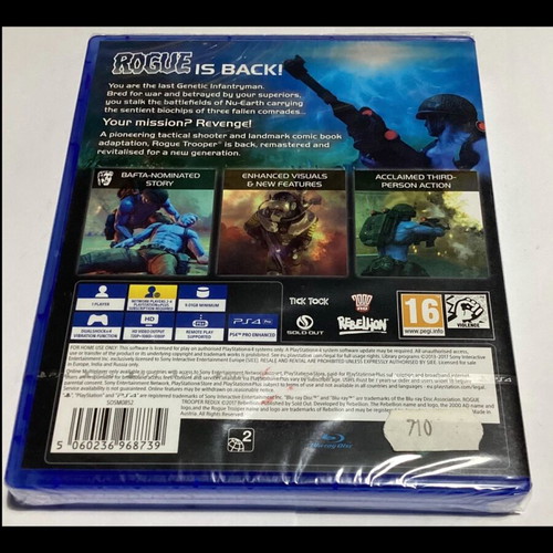 Rogue Trooper Redux PS4 sealed, new
