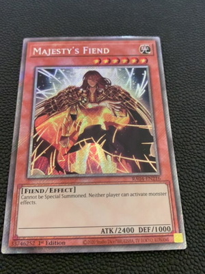 Majestys Fiend Plat secret Yu-Gi-Oh! card like new