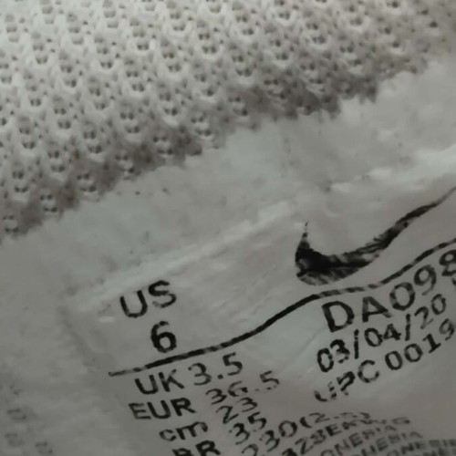 Nike white sneakers used, EU 36.5, casual athletic shoes